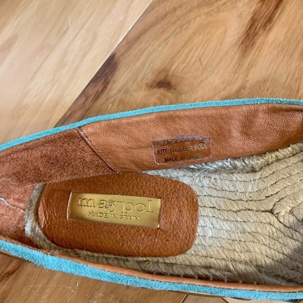 Anthropologie Maypol suede espadrille flats. 41